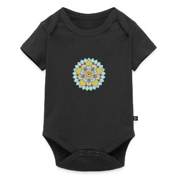 Mandala - Body à manches courtes Premium Bébé - noir - Devant