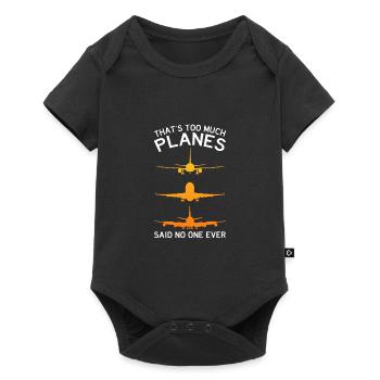 Air Traffic Controller Airport Tower - Baby Premium short-sleeve bodysuit - black - Front