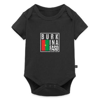 Burkina Faso - Body à manches courtes Premium Bébé - noir - Devant
