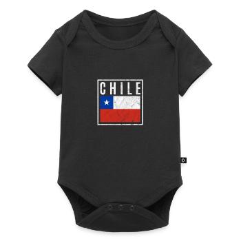Chile - Baby Premium Kurzarmbody - Schwarz - Vorne
