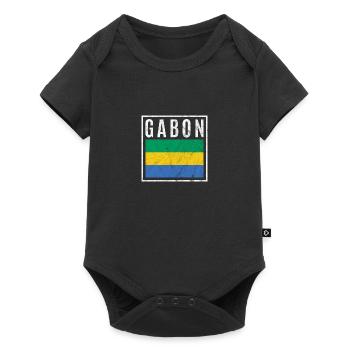 Gabon - Body à manches courtes Premium Bébé - noir - Devant