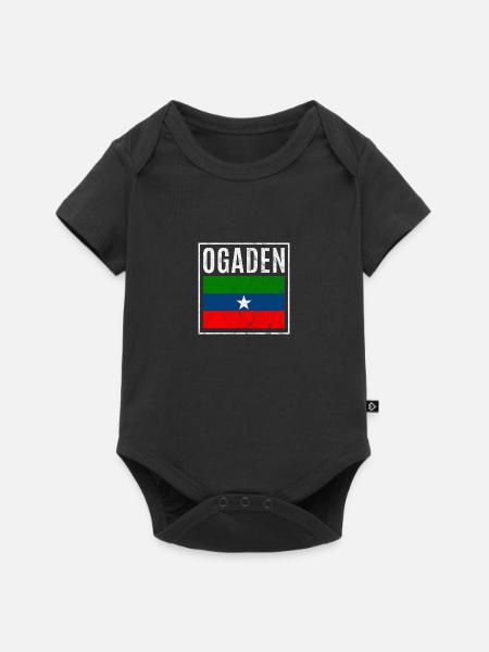 Ogaden - Baby Premium Kurzarmbody - Schwarz