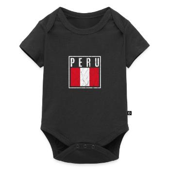 Peru - Baby Premium short-sleeve bodysuit - black - Front