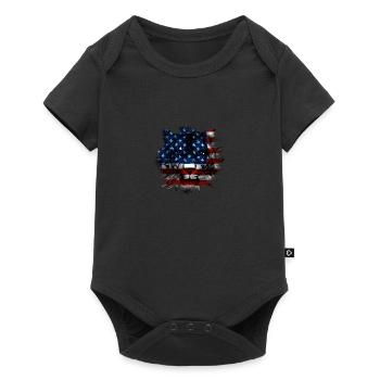 États-Unis - Body à manches courtes Premium Bébé - noir - Devant