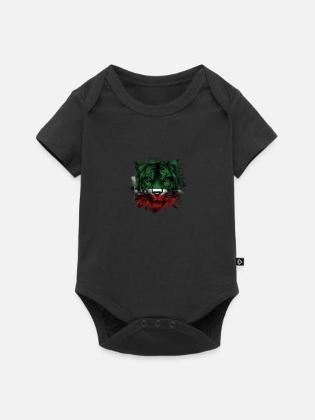 Tschetschenien - Baby Premium Kurzarmbody - Schwarz
