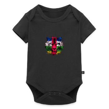 Central African Republic - Baby Premium short-sleeve bodysuit - black - Front
