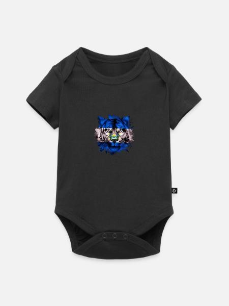 El Salvador - Baby Premium Kurzarmbody - Schwarz