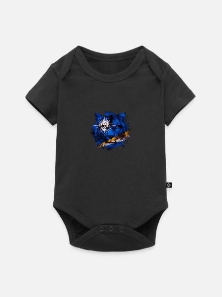 Marshallinseln - Baby Premium Kurzarmbody - Schwarz