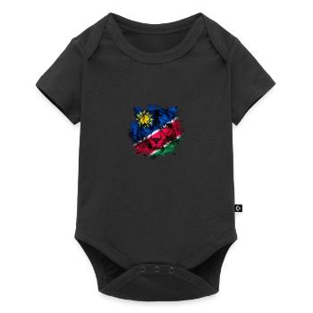 Nauru - Body à manches courtes Premium Bébé - noir - Devant