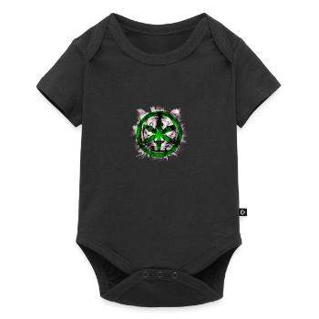 Padanie - Body à manches courtes Premium Bébé - noir - Devant