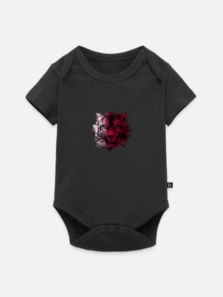 Katar - Baby Premium Kurzarmbody - Schwarz