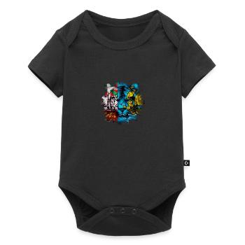 Saint Pierre and Miquelon - Baby Premium short-sleeve bodysuit - black - Front