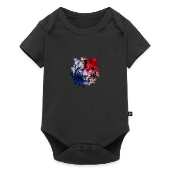 Panama - Baby Premium short-sleeve bodysuit - black - Front