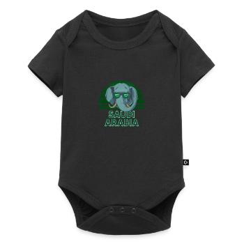 Saudi Arabia - Baby Premium short-sleeve bodysuit - black - Front