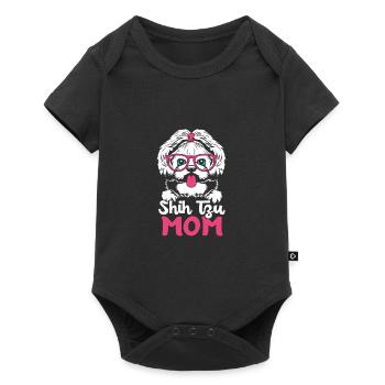 Shih Tzu - Baby Premium short-sleeve bodysuit - black - Front