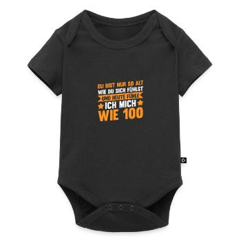 Ich Bin Nicht Alt Geburtstag - Baby Premium Kurzarmbody - Schwarz - Vorne