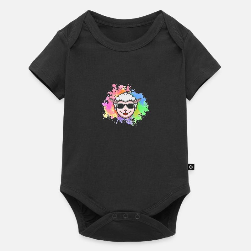 Schäfer Schaf - Baby Premium Kurzarmbody - Schwarz