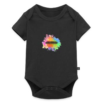 Harmonica Harmonica - Baby Premium short-sleeve bodysuit - black - Front