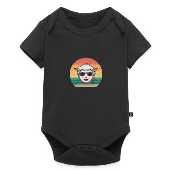Shepherd Sheep - Baby Premium short-sleeve bodysuit - black - Front