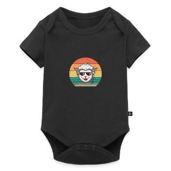 Shepherd Sheep - Baby Premium short-sleeve bodysuit - black - Front