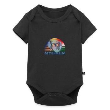 Seychelles - Baby Premium short-sleeve bodysuit - black - Front