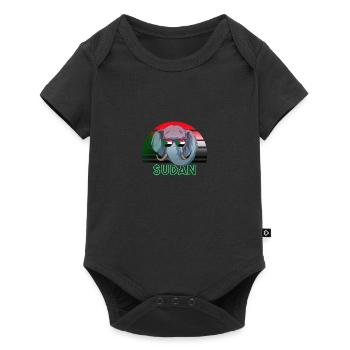 Sudan - Baby Premium short-sleeve bodysuit - black - Front