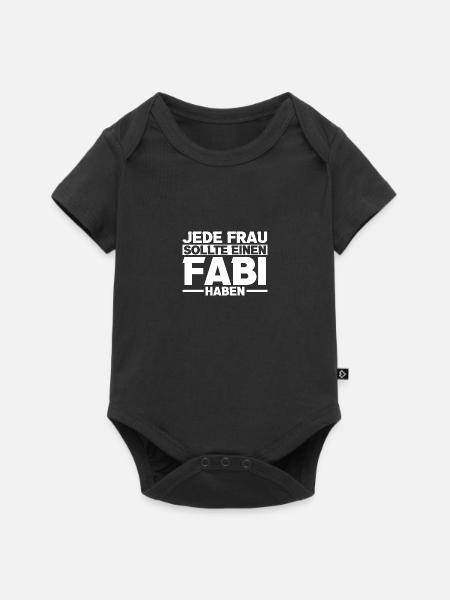 Fabien - Body à manches courtes Premium Bébé - noir