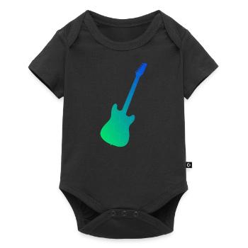 Guitare Guitariste Hommes Femmes Guitare Guitare Joue - Body à manches courtes Premium Bébé - noir - Devant