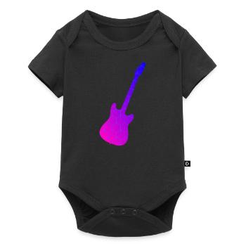 Guitariste Guitariste Hommes Guitariste Femmes - Body à manches courtes Premium Bébé - noir - Devant