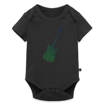 Guitariste Femmes Guitare Electrique - Body à manches courtes Premium Bébé - noir - Devant