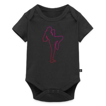 Thai Boxers Women Thai Boxing Thaiboxing Men - Baby Premium short-sleeve bodysuit - black - Front