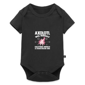 Axolotl - Baby Premium short-sleeve bodysuit - black - Front