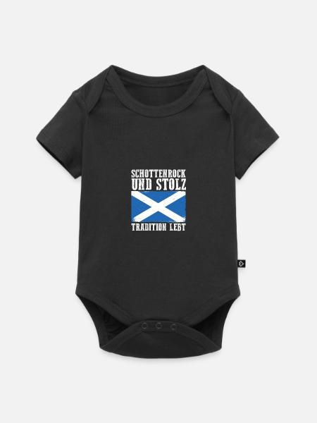 Schotten Schottisch Schottland - Baby Premium Kurzarmbody - Schwarz
