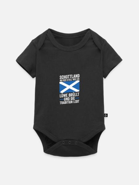 Schotten Schottisch Schottland - Baby Premium Kurzarmbody - Schwarz