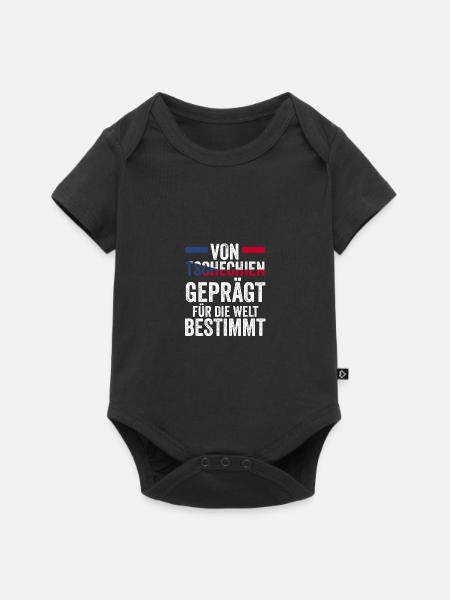 Tschechen Tschechisch Tschechien - Baby Premium Kurzarmbody - Schwarz