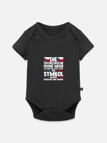 Tschechen Tschechisch Tschechien - Baby Premium Kurzarmbody - Schwarz