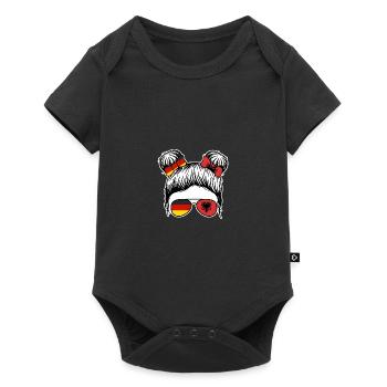 Albanian Albanian Germany Albania - Baby Premium short-sleeve bodysuit - black - Front