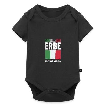 Italiens Allemagne Italie - Body à manches courtes Premium Bébé - noir - Devant