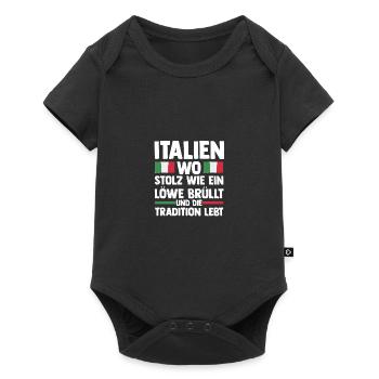 Italians Italy - Baby Premium short-sleeve bodysuit - black - Front