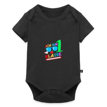 1st Grade Back to School Elementary School Gift - Baby Premium short-sleeve bodysuit - black - Front