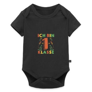 1st Grade Back to School Elementary School Gift - Baby Premium short-sleeve bodysuit - black - Front
