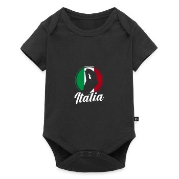 Italie Italien Italien Italie - Body à manches courtes Premium Bébé - noir - Devant