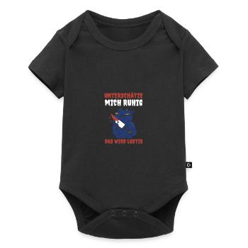 Cat underestimate me, it's going to be funny - Baby Premium short-sleeve bodysuit - black - Front