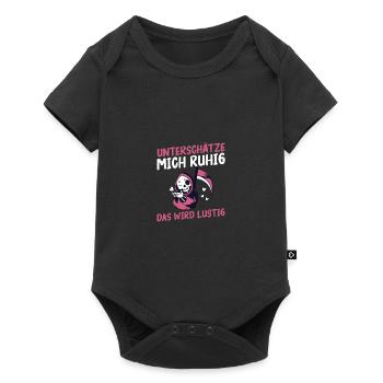 Underestimate me, it's going to be funny - Baby Premium short-sleeve bodysuit - black - Front