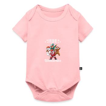 Santa Claus Christmas presents - Baby Premium short-sleeve bodysuit - rose - Front