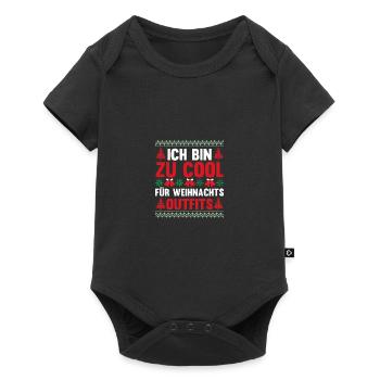 Christmas Ugly Christmas - Baby Premium short-sleeve bodysuit - black - Front