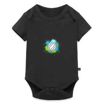 Joueurs de handball Handball - Body à manches courtes Premium Bébé - noir - Devant