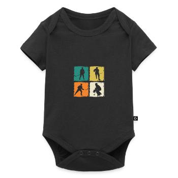 Hockey Players Hockey - Baby Premium short-sleeve bodysuit - black - Front