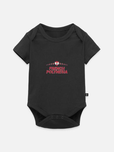 Französisch-Polynesien - Baby Premium Kurzarmbody - Schwarz