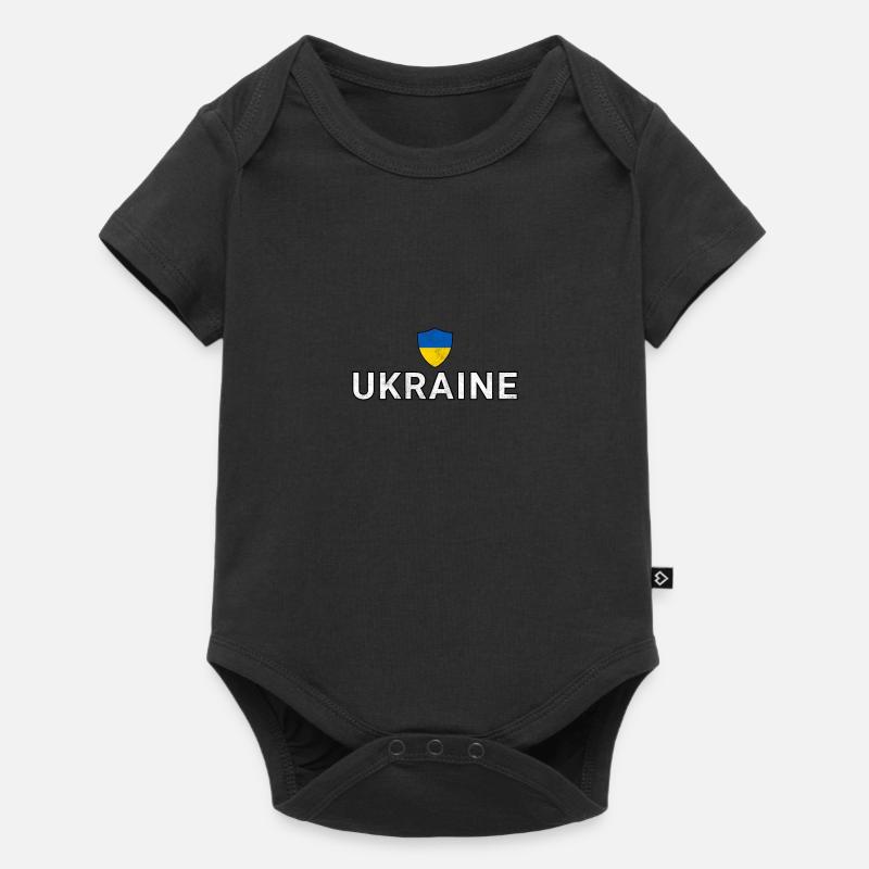 Ukraine - Body à manches courtes Premium Bébé - noir